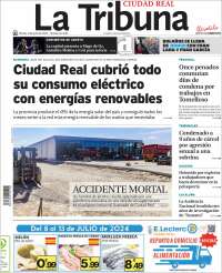 Portada de La Tribuna de Ciudad Real (España)