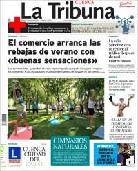 Portada de La Tribuna de Cuenca (España)