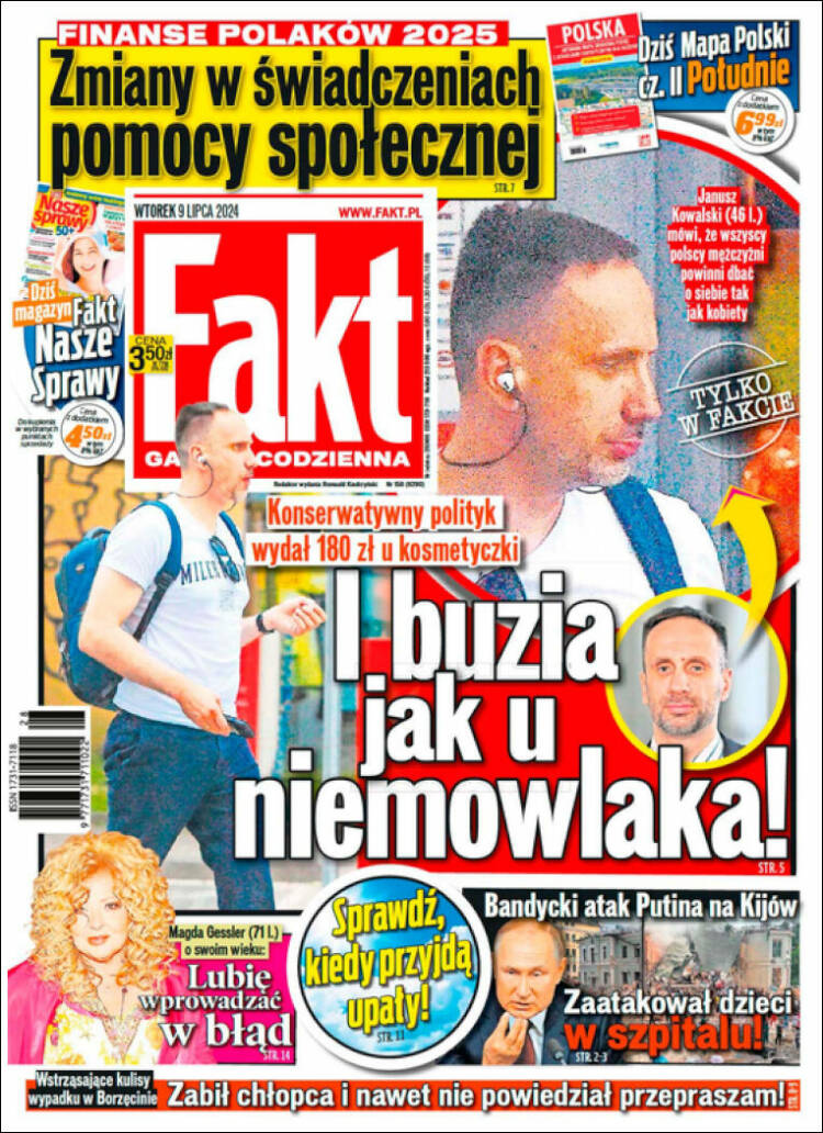 Portada de Fakt (Polonia)