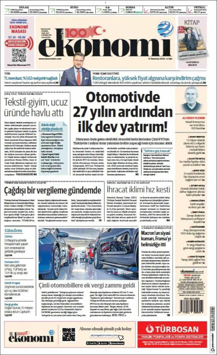 Portada de Dünya (Turqu&iacute;a)