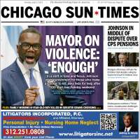 Portada de Chicago Sun-Times (USA)