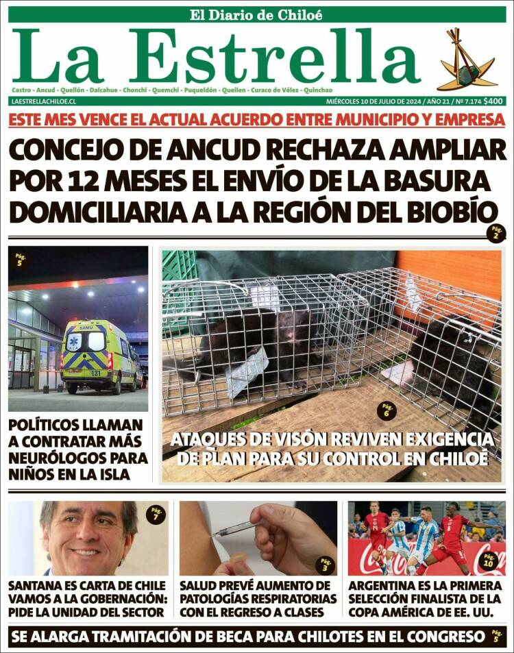 Portada de Estrella de Chiloé (Chile)