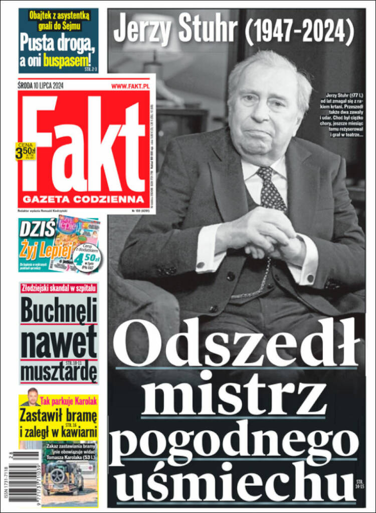 Portada de Fakt (Polonia)