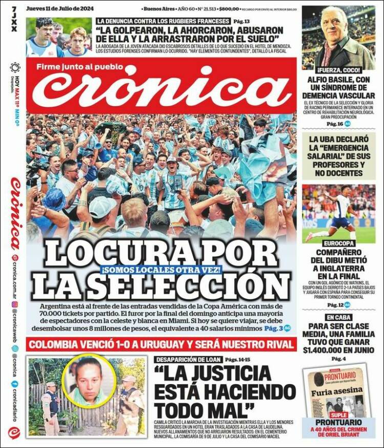 Portada de La Voz del Chaco (Argentina)