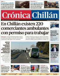 Portada de Crónica Chillán (Chile)