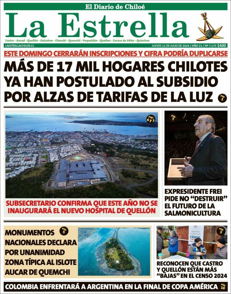 Portada de Estrella de Chiloé (Chile)