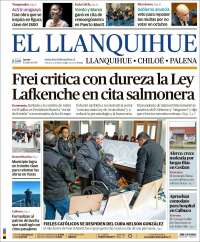 Portada de El Llanquihue (Chile)