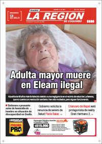 Portada de Diario La Región de Coquimbo (Chile)