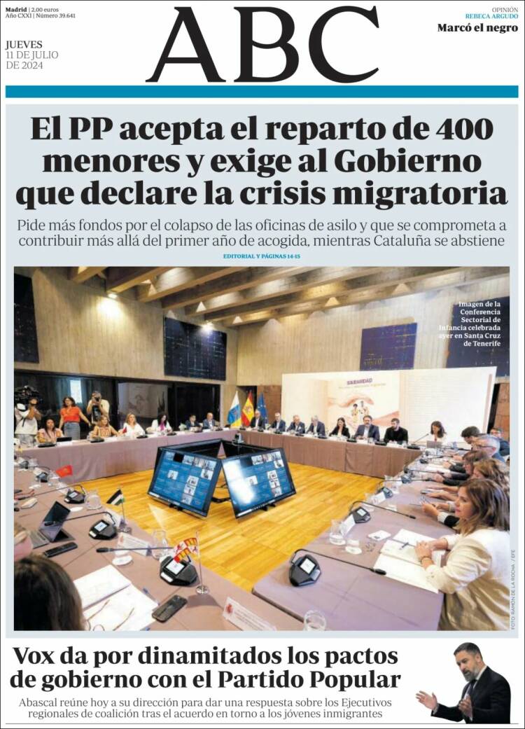Portada de ABC (España)