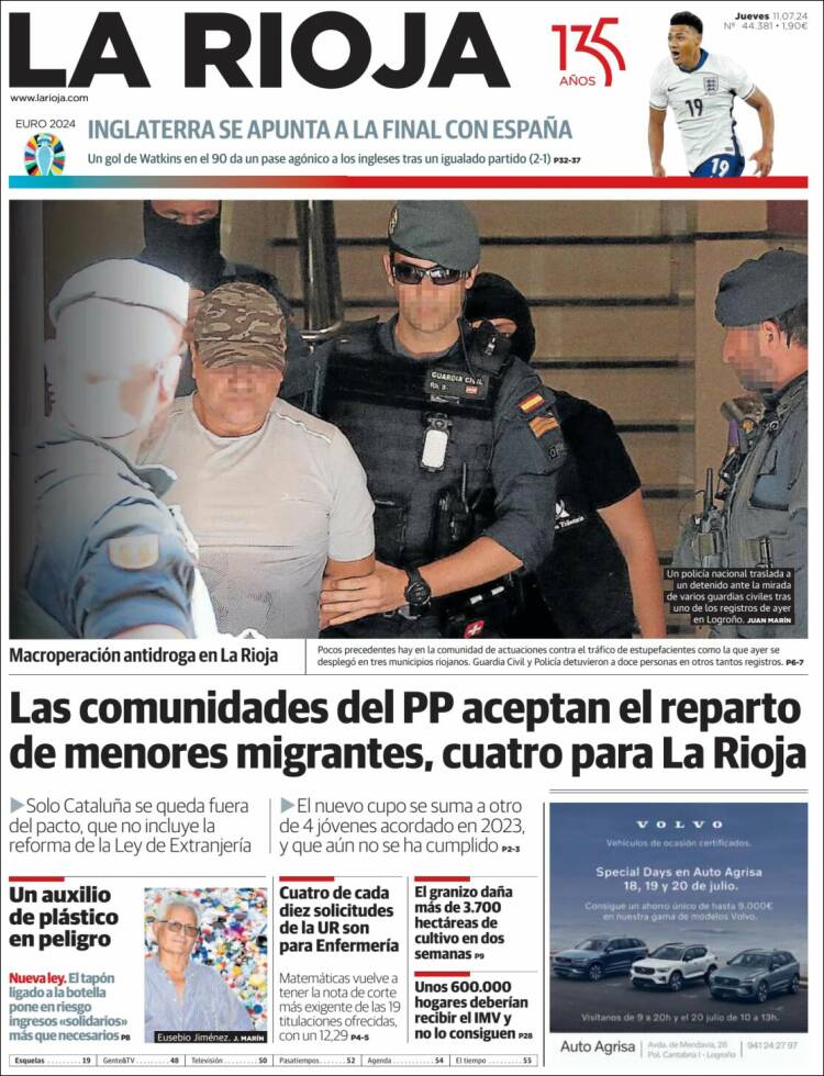 Portada de La Rioja (España)