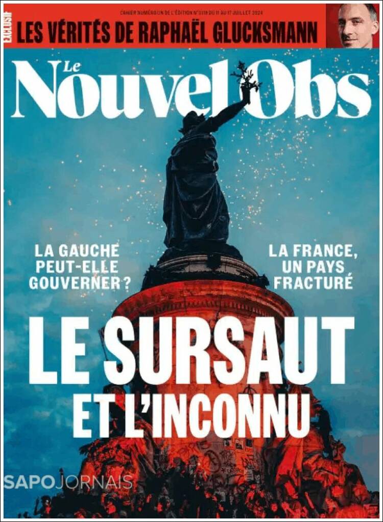 Portada de Le Nouvel Observateur (Francia)
