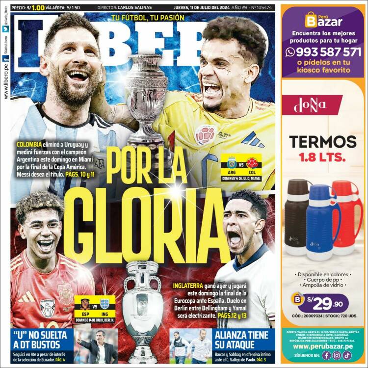 Portada de Líbero (Per&uacute;)