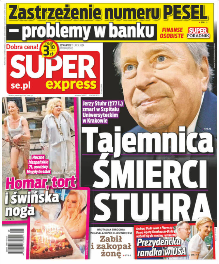 Portada de Super Express (Polonia)