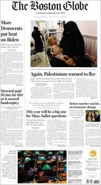 Portada de Boston Globe (USA)