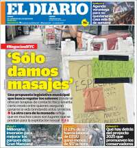 Portada de El Diario NY (USA)