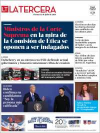 Portada de La Tercera (Chile)