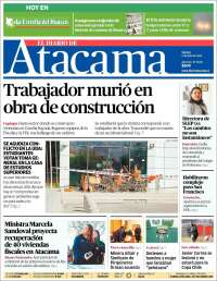 Portada de Diario de Atacama (Chile)