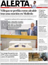 Portada de Alerta - El Diario de Cantabria (España)