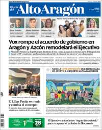 Portada de Diario del AltoAragón (España)