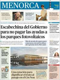 Portada de Menorca - Diario Insular (España)