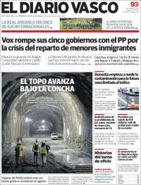 Portada de Diario Vasco (España)