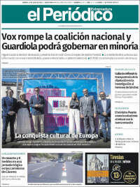 Portada de El Periódico de Extremadura (España)