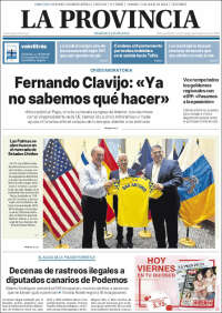 Portada de La Provincia (España)