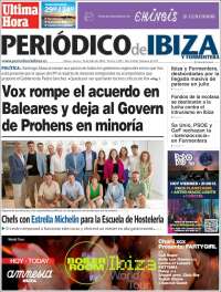 Portada de Periódico de Ibiza (España)