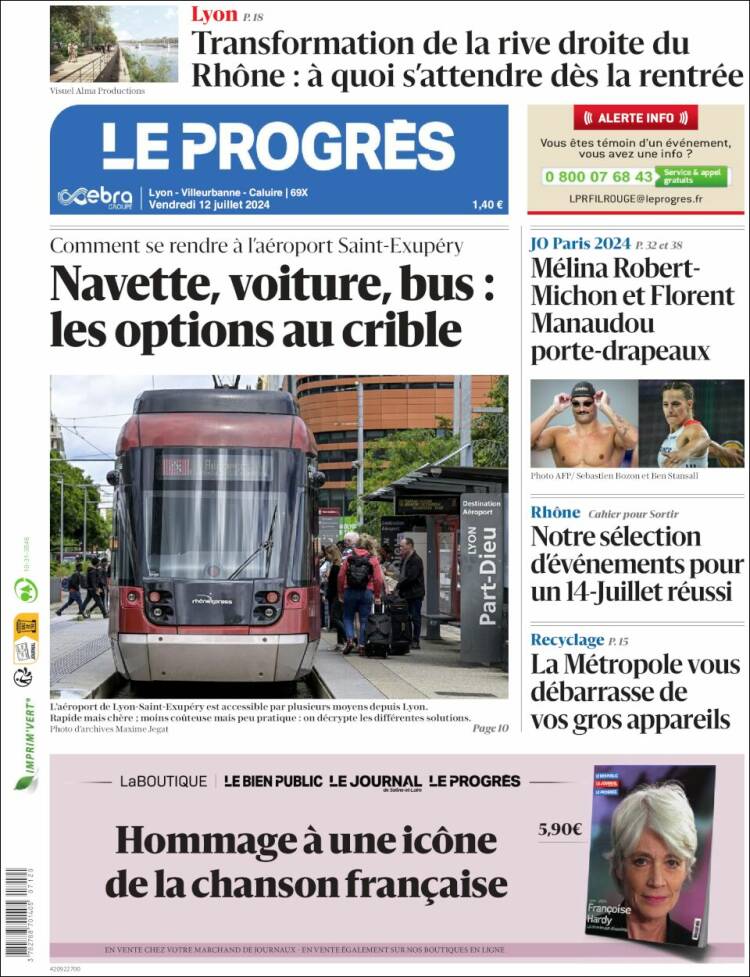 Portada de Progres de Fecamp (Francia)