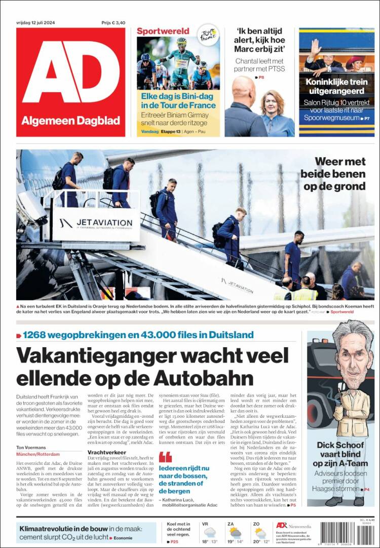 Portada de AD (Pa&iacute;ses Bajos)