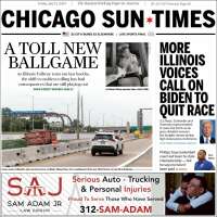 Portada de Chicago Sun-Times (USA)