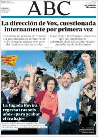 Portada de ABC (España)