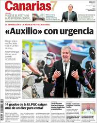 Portada de Canarias 7 (España)