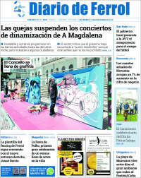 Portada de Diario de Ferrol (España)