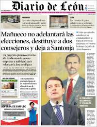 Portada de Diario de León (España)