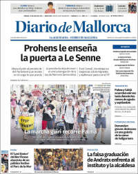 Portada de Diario de Mallorca (España)