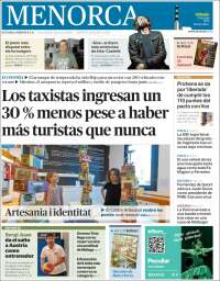 Portada de Menorca - Diario Insular (España)