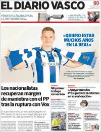 Portada de Diario Vasco (España)