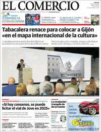 Portada de El Comercio - Gijón (España)