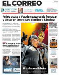 Portada de El Correo (España)