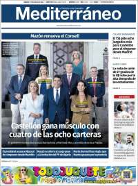 Portada de El Periódico Mediterraneo (España)