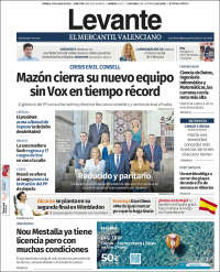 Portada de Levante (España)