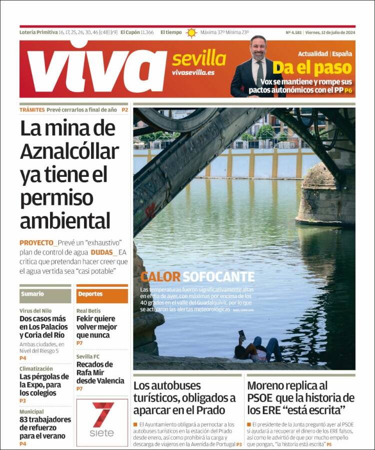 Portada de Viva Sevilla (España)