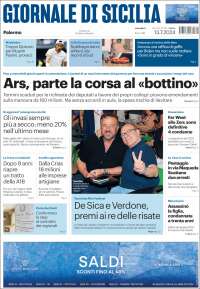 Portada de Giornale di Sicilia (Italia)
