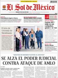Portada de El Sol de México (M&eacute;xico)