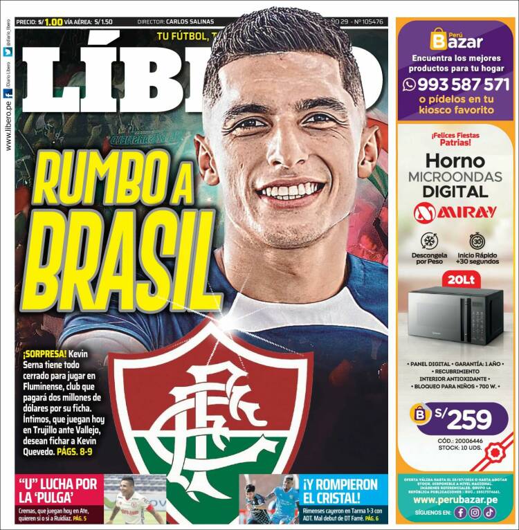 Portada de Líbero (Per&uacute;)