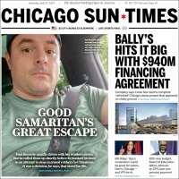 Portada de Chicago Sun-Times (USA)