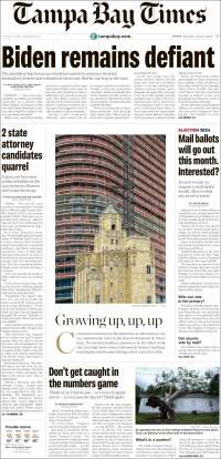 Portada de Tampa Bay Times (USA)