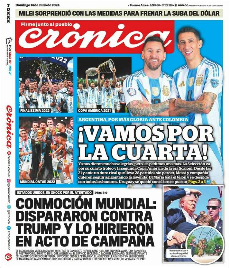 Portada de La Voz del Chaco (Argentina)