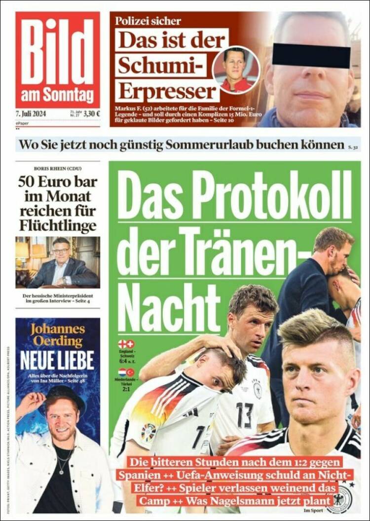 Portada de Bild (Alemania)